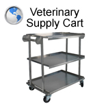Veterinary Supply Cart