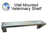 Wall Mounted Veterinary Shelf